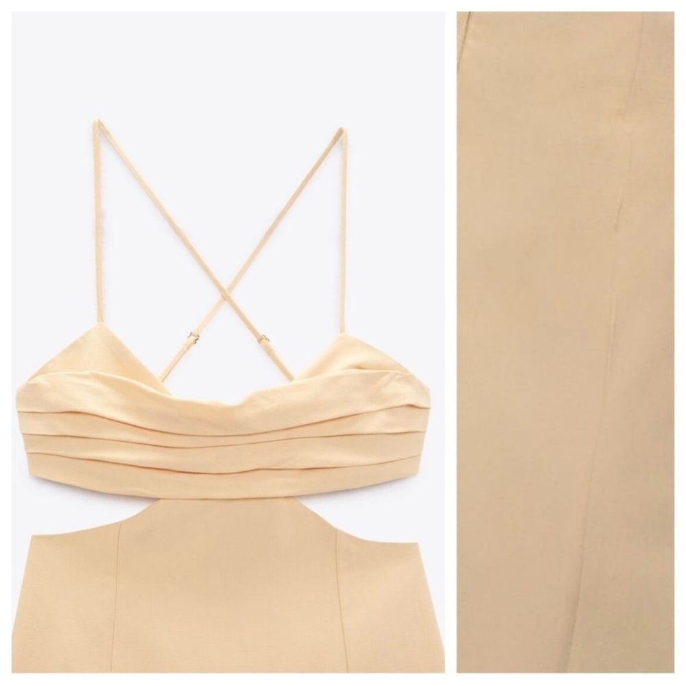 Zara Yellow Cut Out Dress - Gem